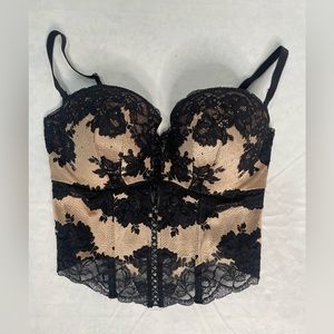Victoria’s Secret 36D Lace & Diamante Corset Top